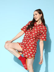 L&L - Noughties Nostalgia - Pure Cotton Printed Vacay Short Set
