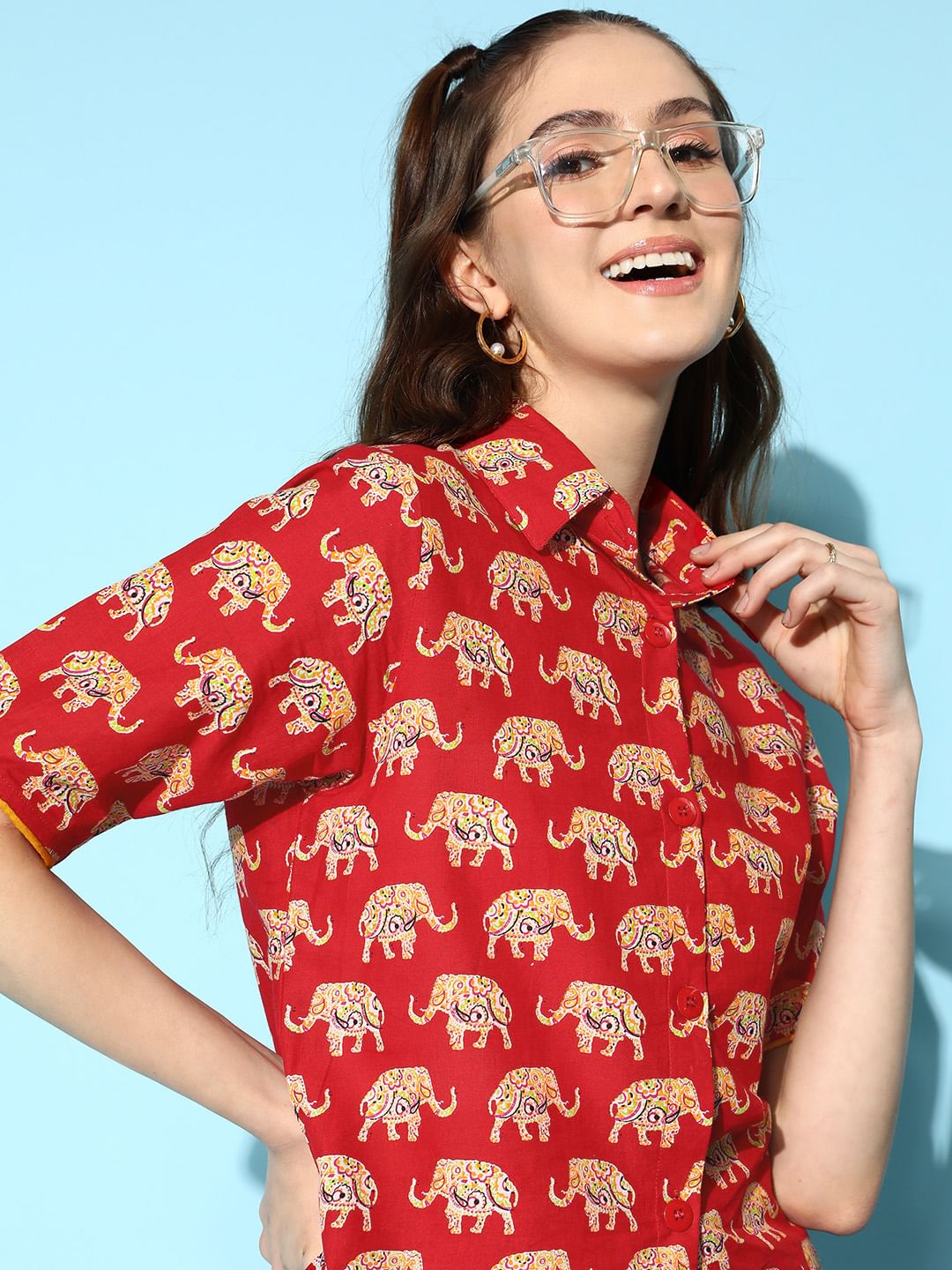 L&L - Noughties Nostalgia - Pure Cotton Printed Vacay Short Set