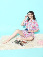 Multicolor Floral Printed Co-ord Set