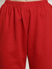 Red Winter Night Suit