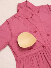 Red Heart Hosiery Padded Maternity Nighty