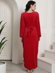 Red Velvet Maternity Nighty