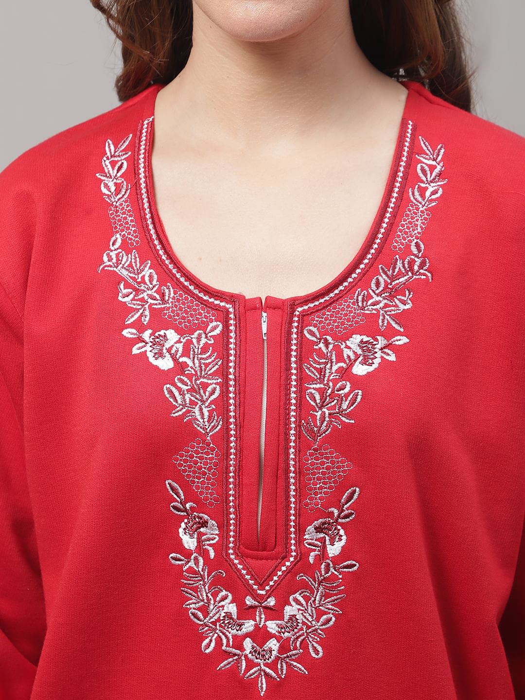 Red Woolen Nighty