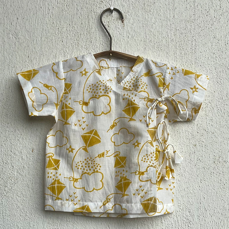 WHITEWATER KIDS UNISEX ORGANIC PATANG ANGARAKHA WITH YELLOW PANTS