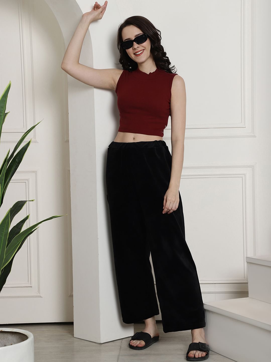 Black Velvet Lounge Pants