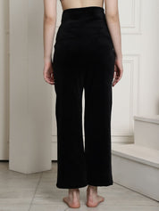 Black Velvet Maternity Lounge Pants
