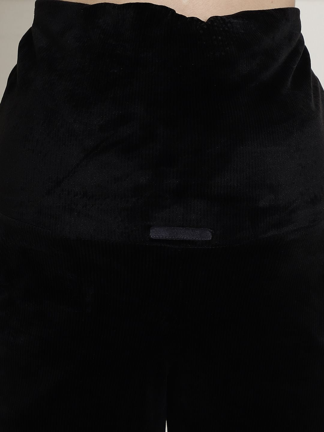 Black Velvet Maternity Lounge Pants