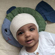 WHITEWATER KIDS ORGANIC FISH MUSTARD SEED PILLOW