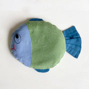 WHITEWATER KIDS ORGANIC FISH MUSTARD SEED PILLOW