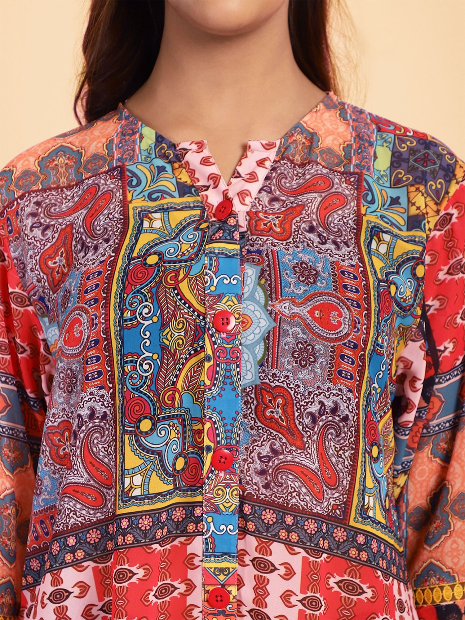 Multi Swimwear Cover Up Dress