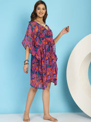 Floral Swimwear Cover Up Kaftan
