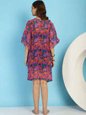 Floral Swimwear Cover Up Kaftan