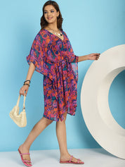 Floral Swimwear Cover Up Kaftan