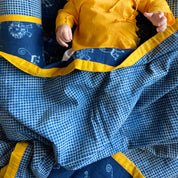 WHITEWATER KIDS ORGANIC GIFT SET - DOHAR + MUSTARD SEED PILLOW + BOLSTER + MARACAS - ZOO