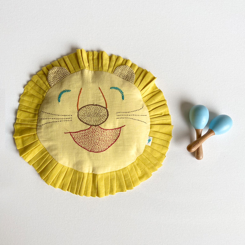 WHITEWATER KIDS ORGANIC GIFT SET - DOHAR + MUSTARD SEED PILLOW + BOLSTER + MARACAS - ZOO