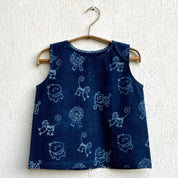 WHITEWATER KIDS UNISEX ORGANIC INDIGO ZOO JHABLA BAG