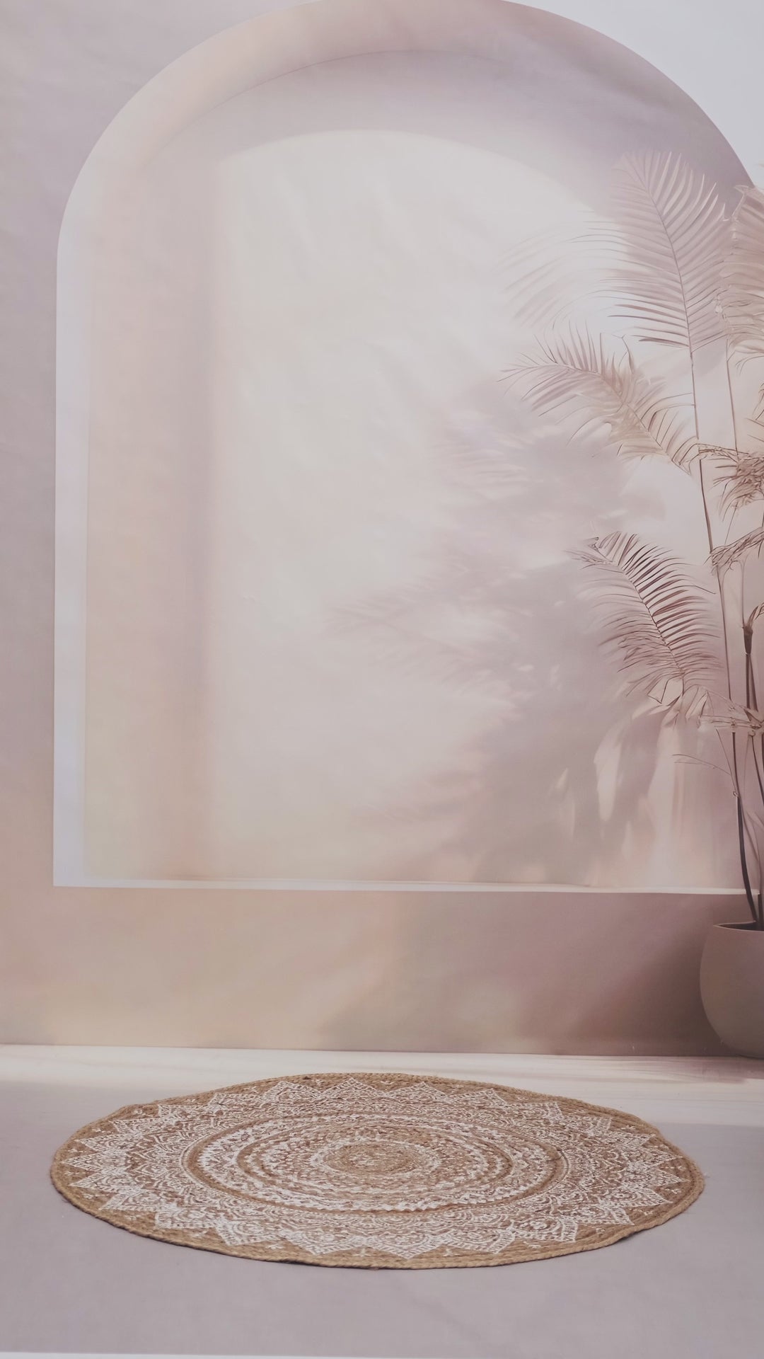 Printed Pink Cotton Maternity Kaftan